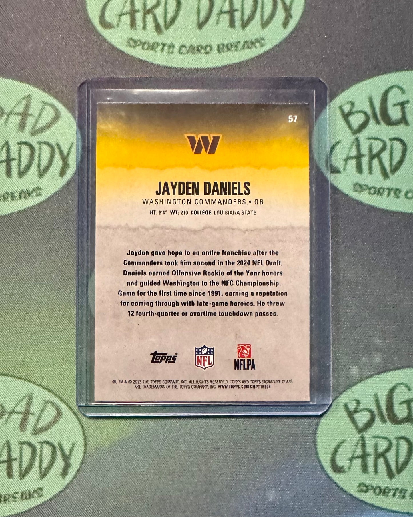 Jayden Daniels Signature Class /250
