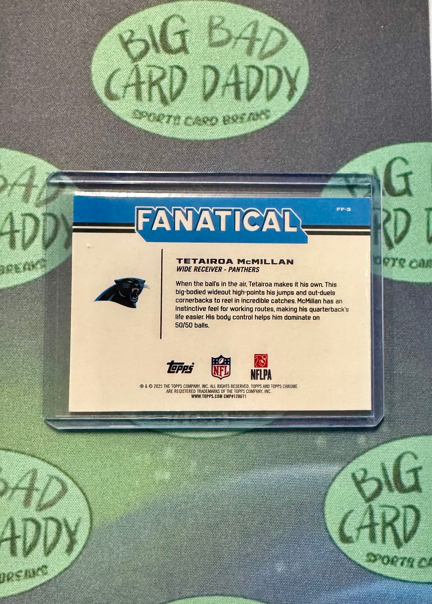 Tetairoa McMillan Fanatical Topps SSP