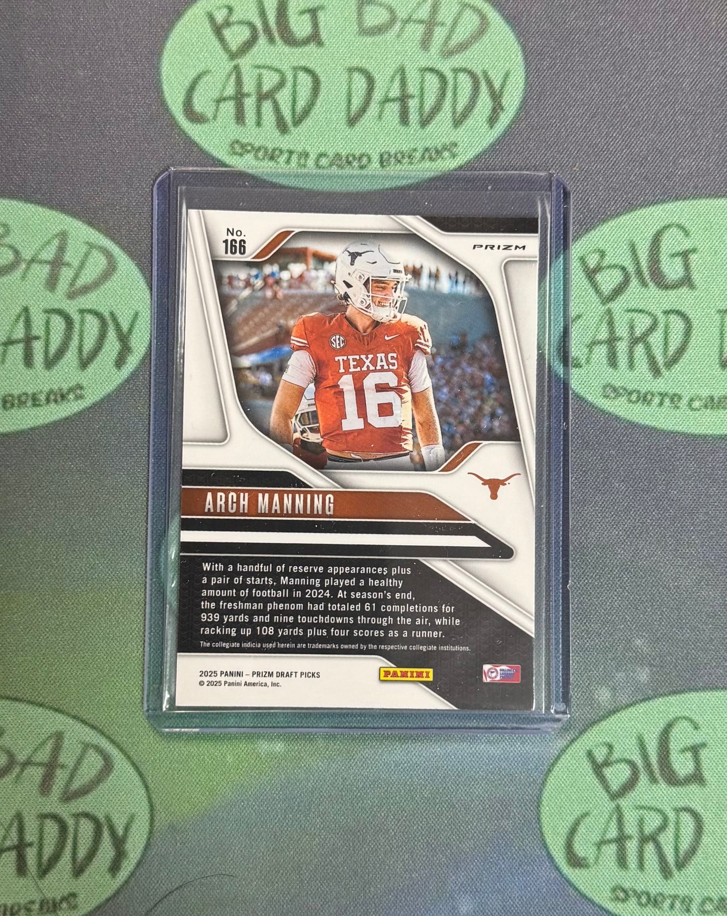 Arch Manning Prizm Draft Green