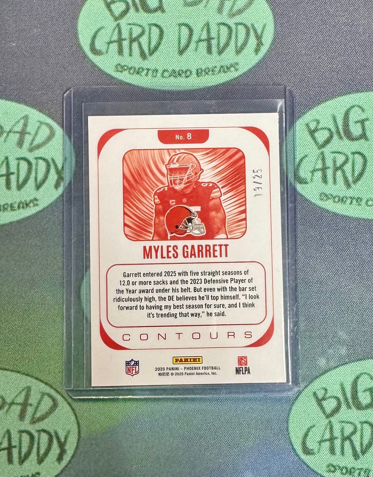 Myles Garrett Contours Green Seismic /25