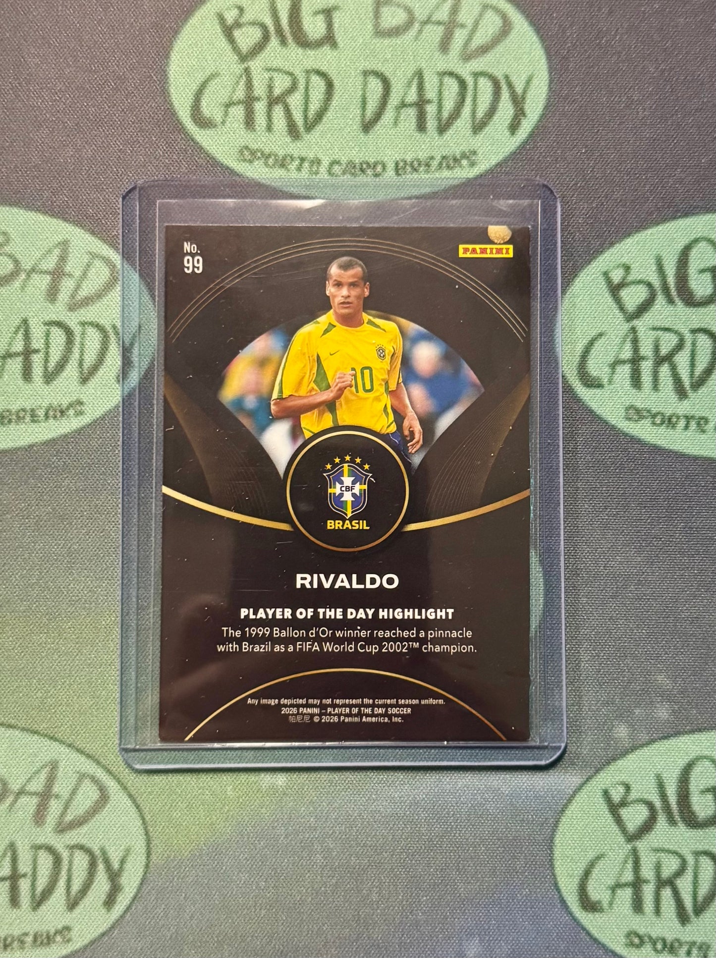 Rivaldo Panini Player Of The Day /50
