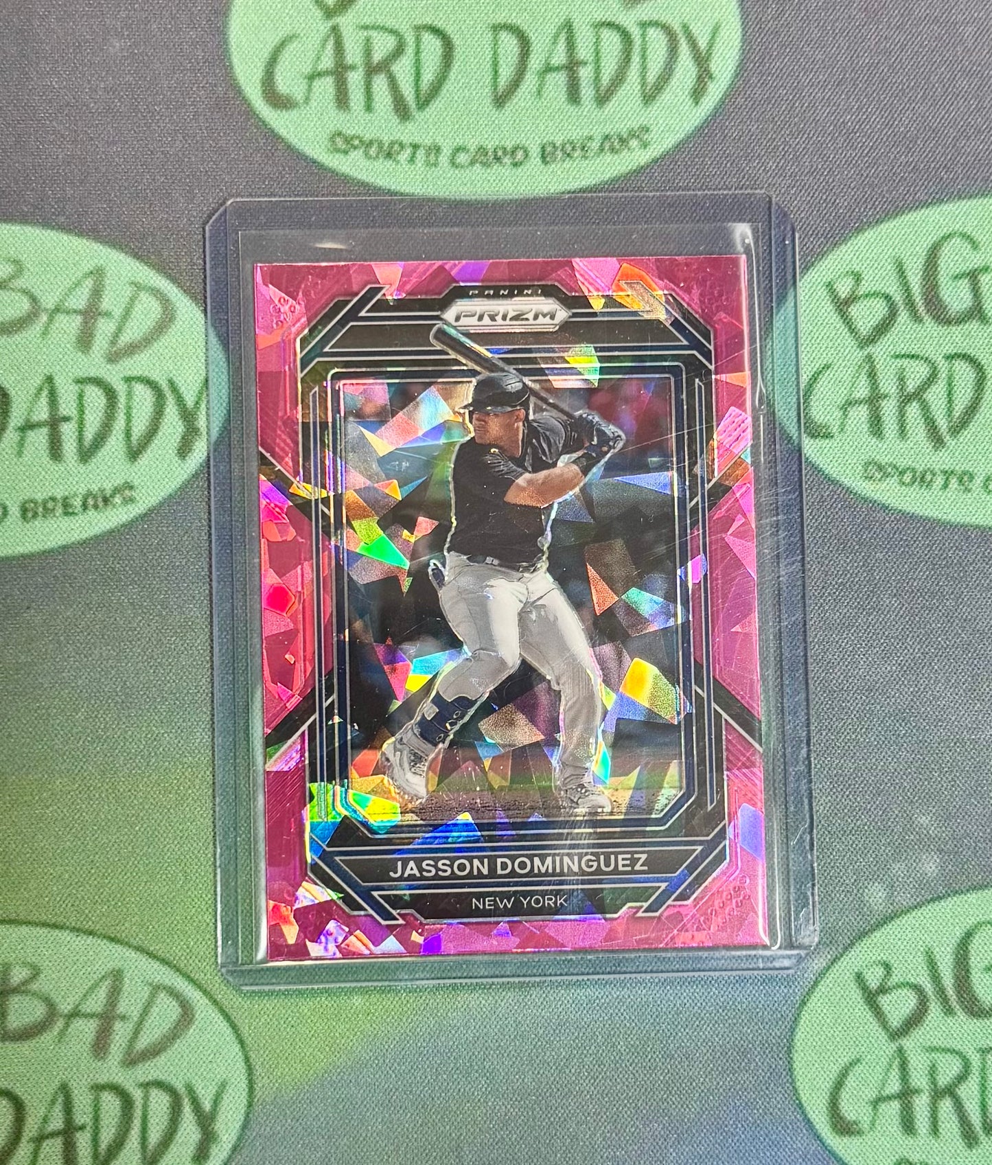 Jasson Dominguez Prizm Pink Cracked Ice