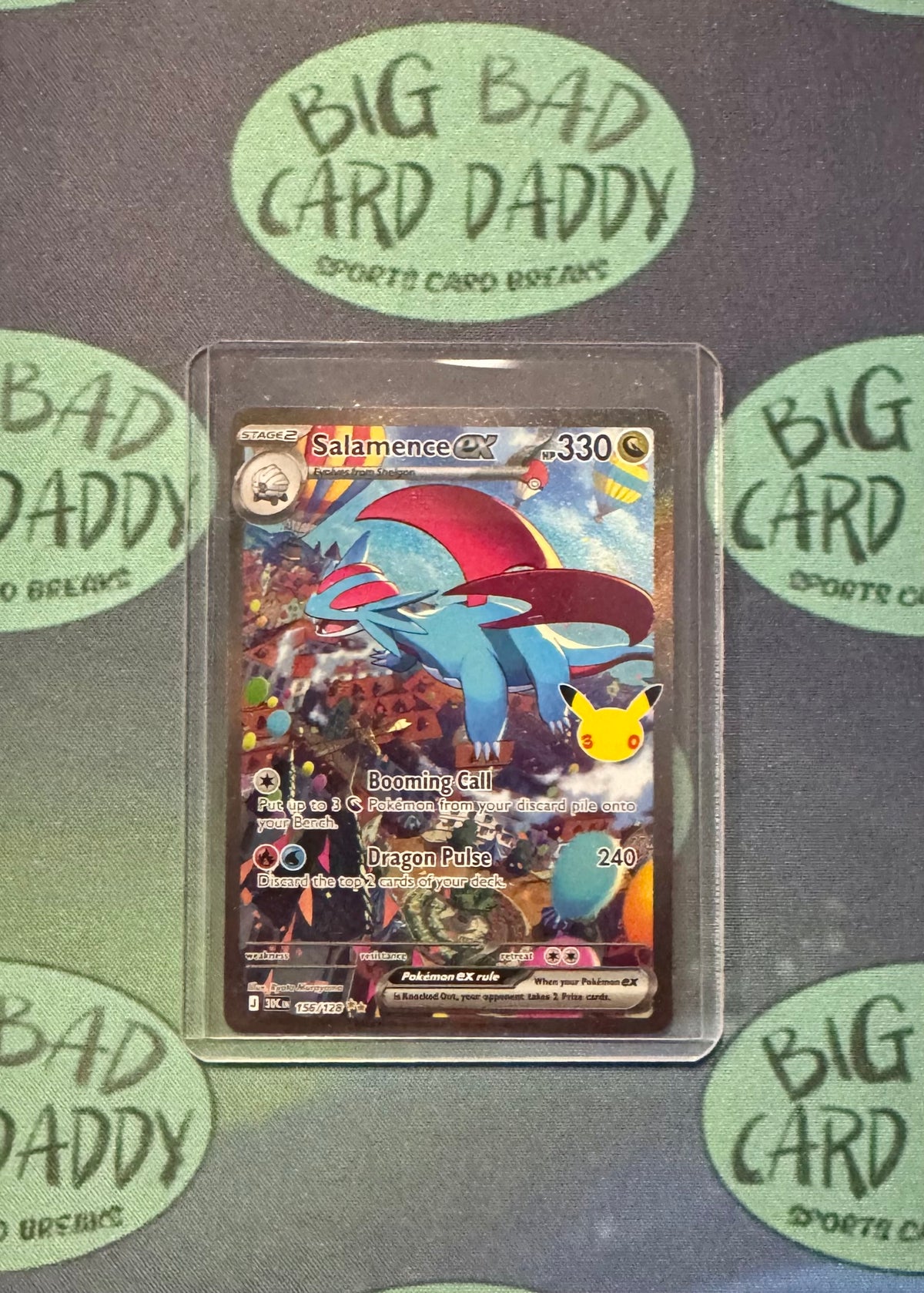 Salamence EX 156/128 SIR 30th Celebration Pokemon