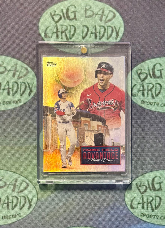Matt Olson Topps Home Field Advantage (SSP)