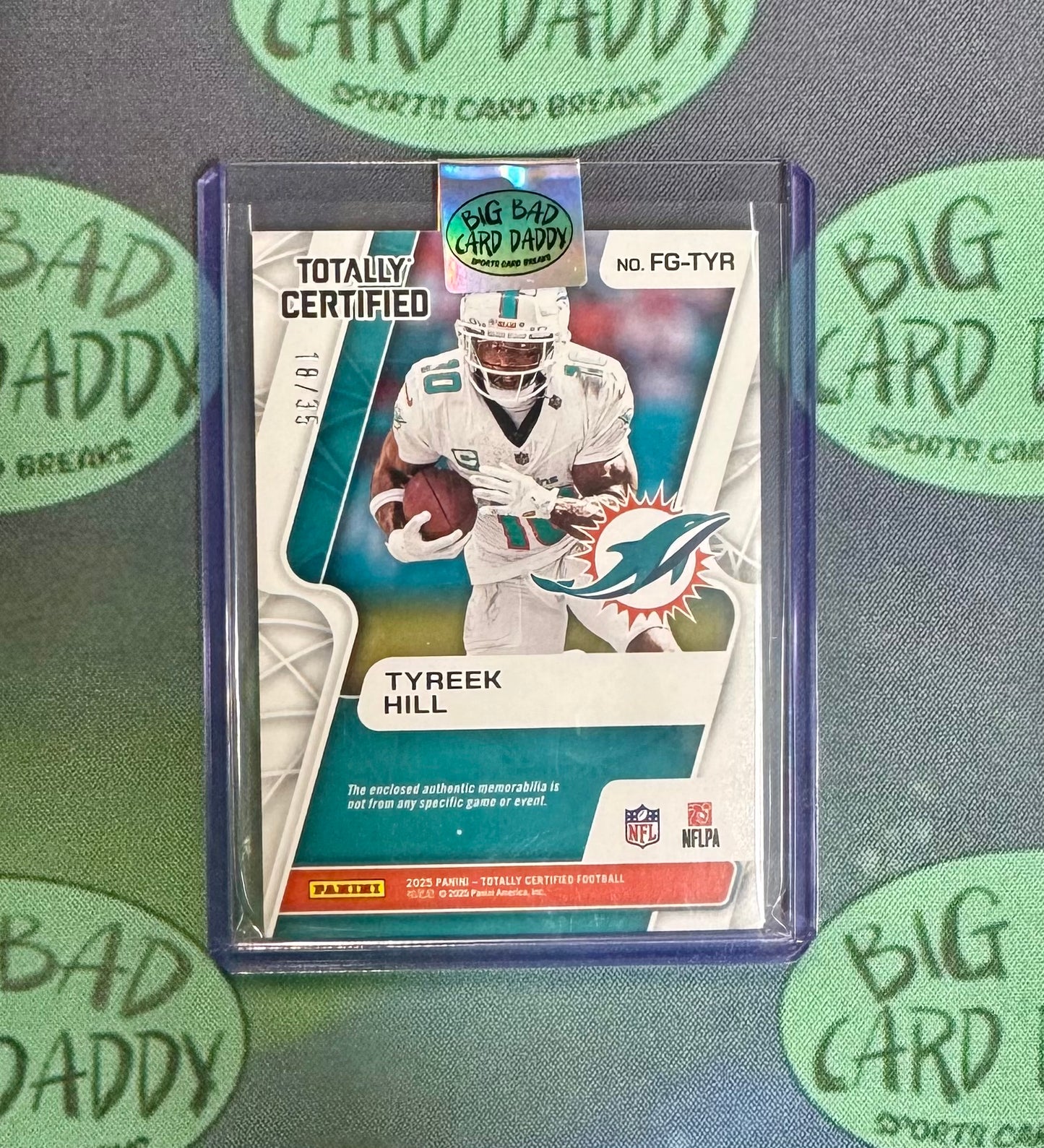 Tyreek Hill Fabric Of The Game /35 (Green Camo)