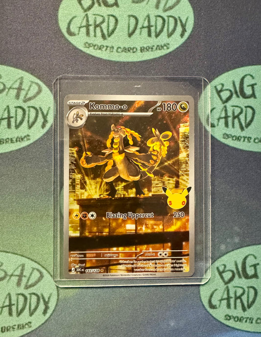 Kommo-o 143/128 Illustration Rare 30th Celebration