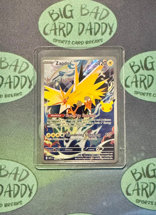 Zapdos 133/128 Illustration Rare 30th Anniversary Celebration