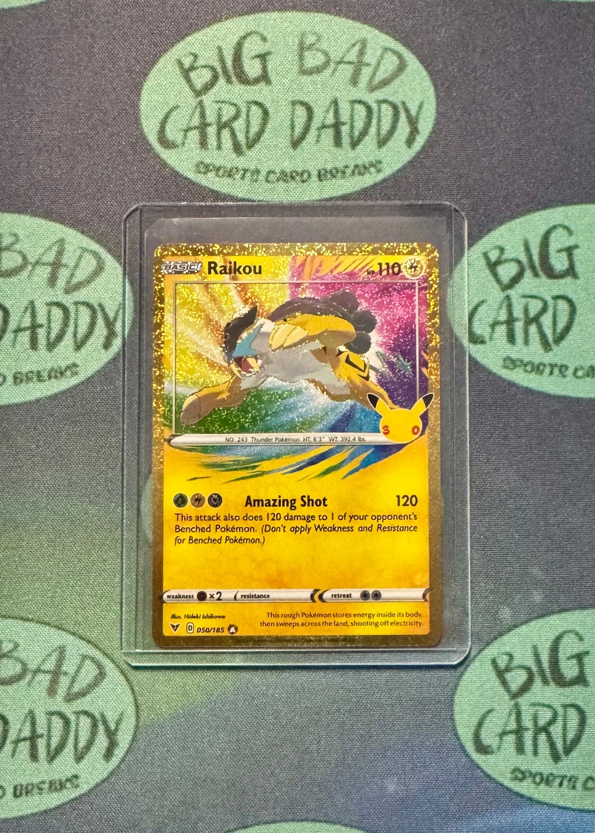 Raikou Holo Rare 050/185 30th Celebration