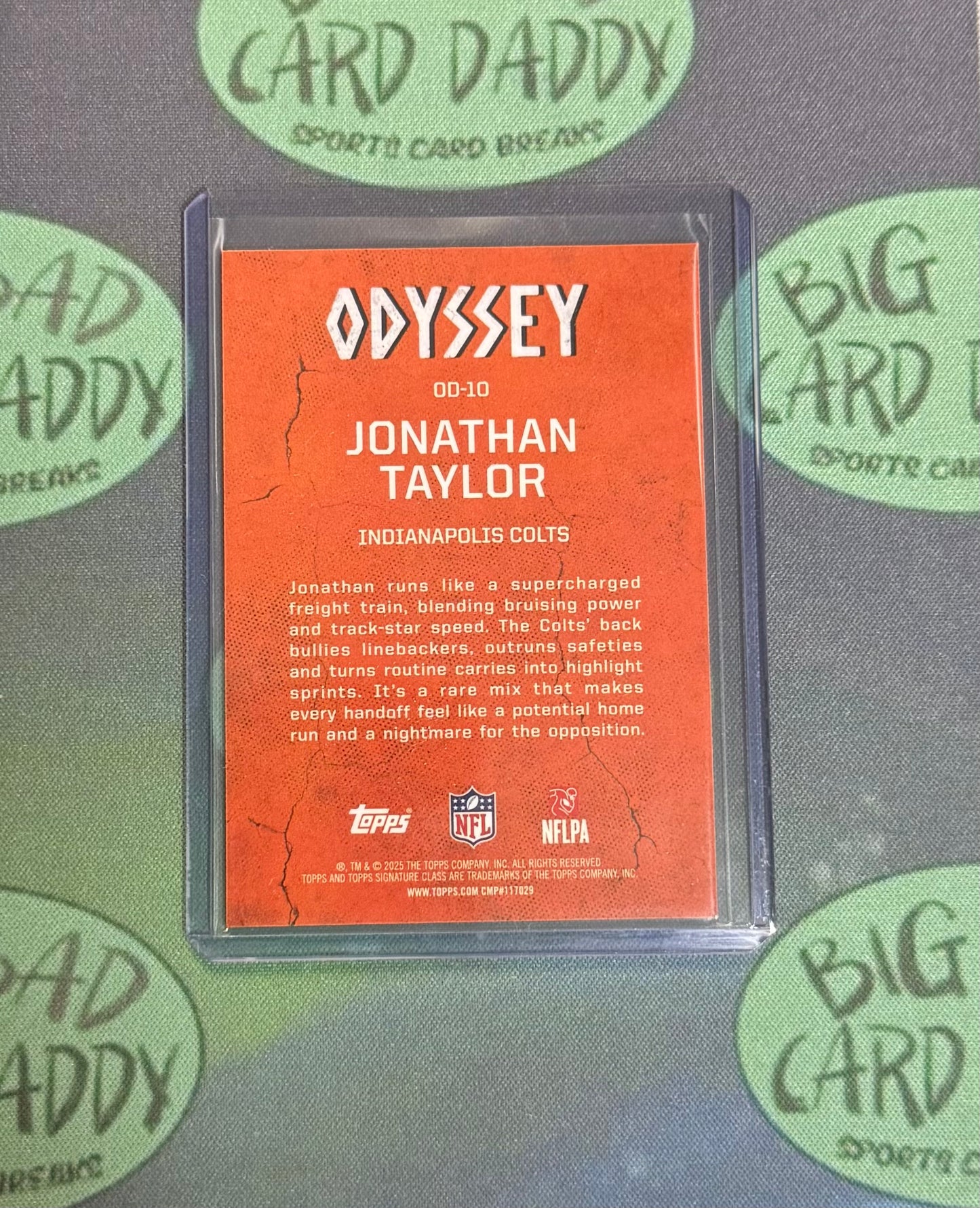 Johnathan Taylor Odyssey (SSP)