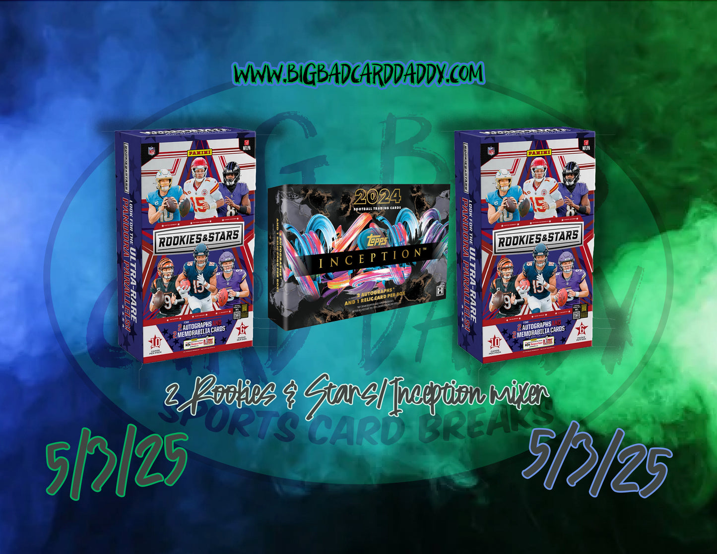 S2 E15 - 5/3/25 Rookies & Stars x 2 & Topps Inception Mixer