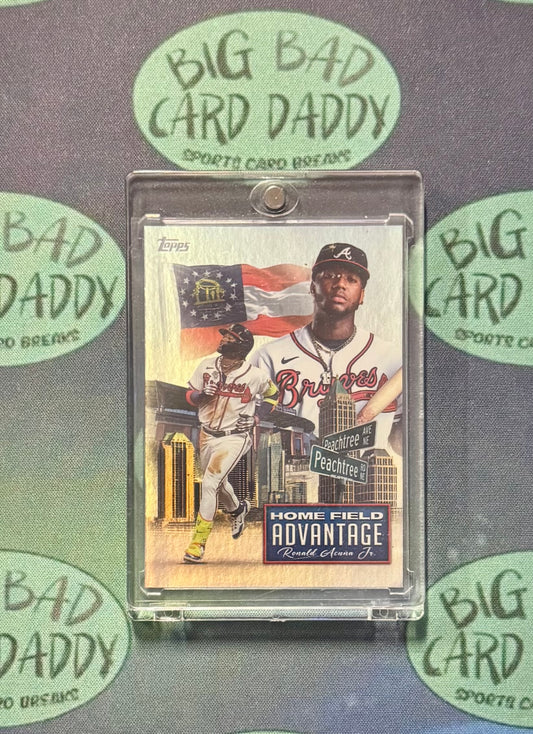 Ronald Acuna Jr Topps Home Field Advantage (SSP)
