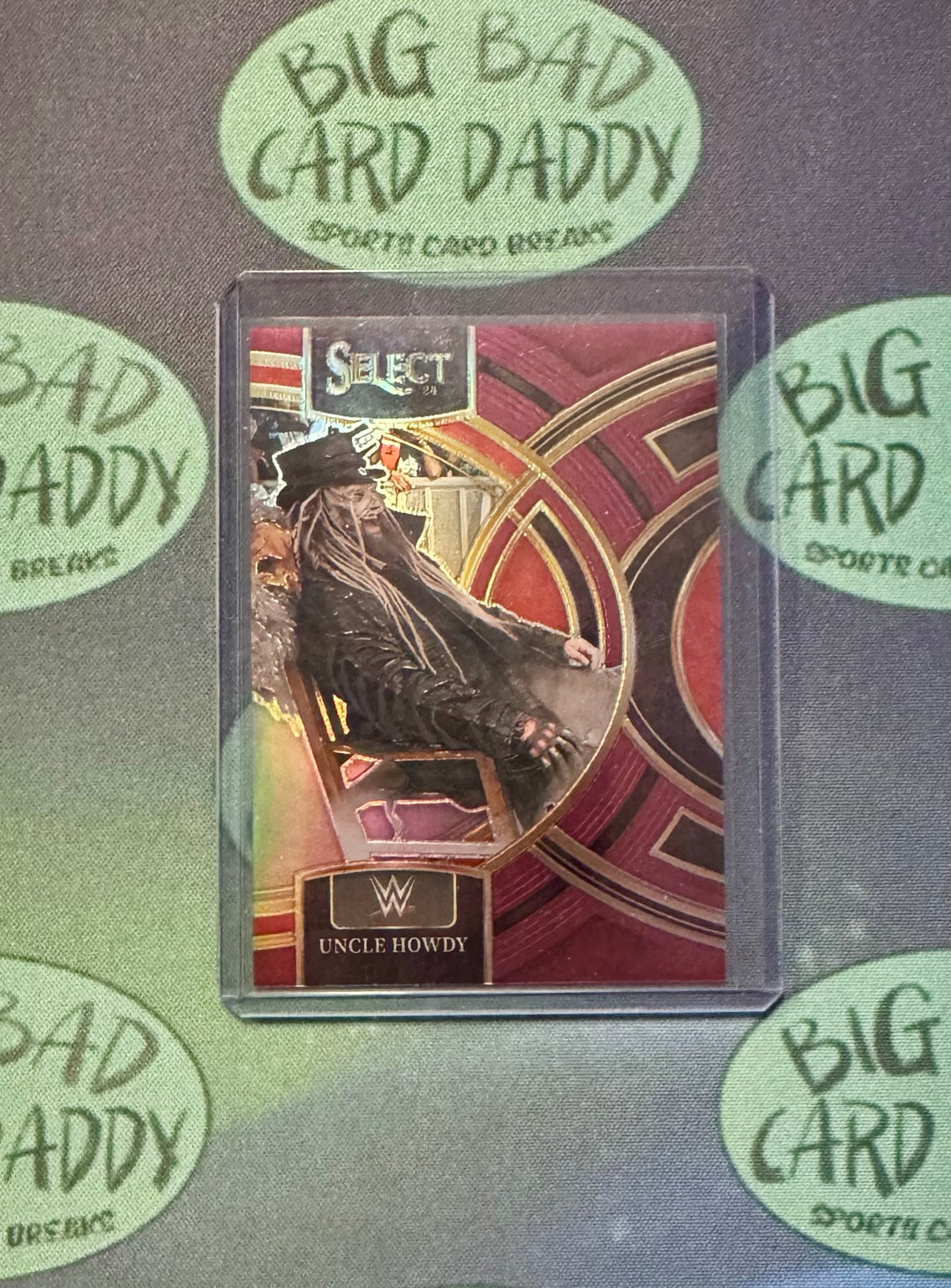 Uncle Howdy Maroon Prizm /149 front