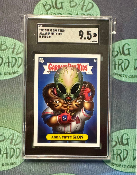 Ronald Acuna Jr. 2022 Topps GPK (Area Fifty Ron) SGC 9.5